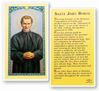 St. John Bosco Laminated Prayer Card