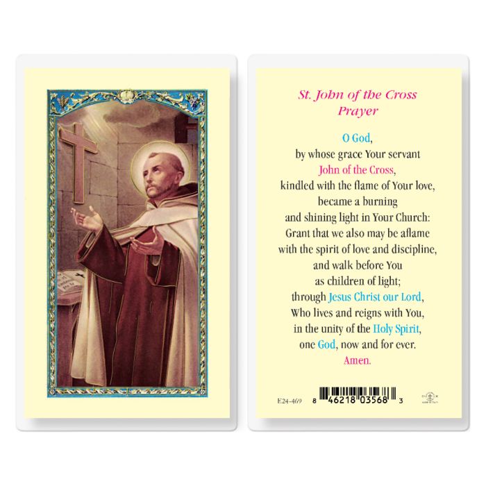 Saint John of the Cross Holy Card