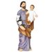St. Joseph 4" Statue with Prayer Card Set - 21166