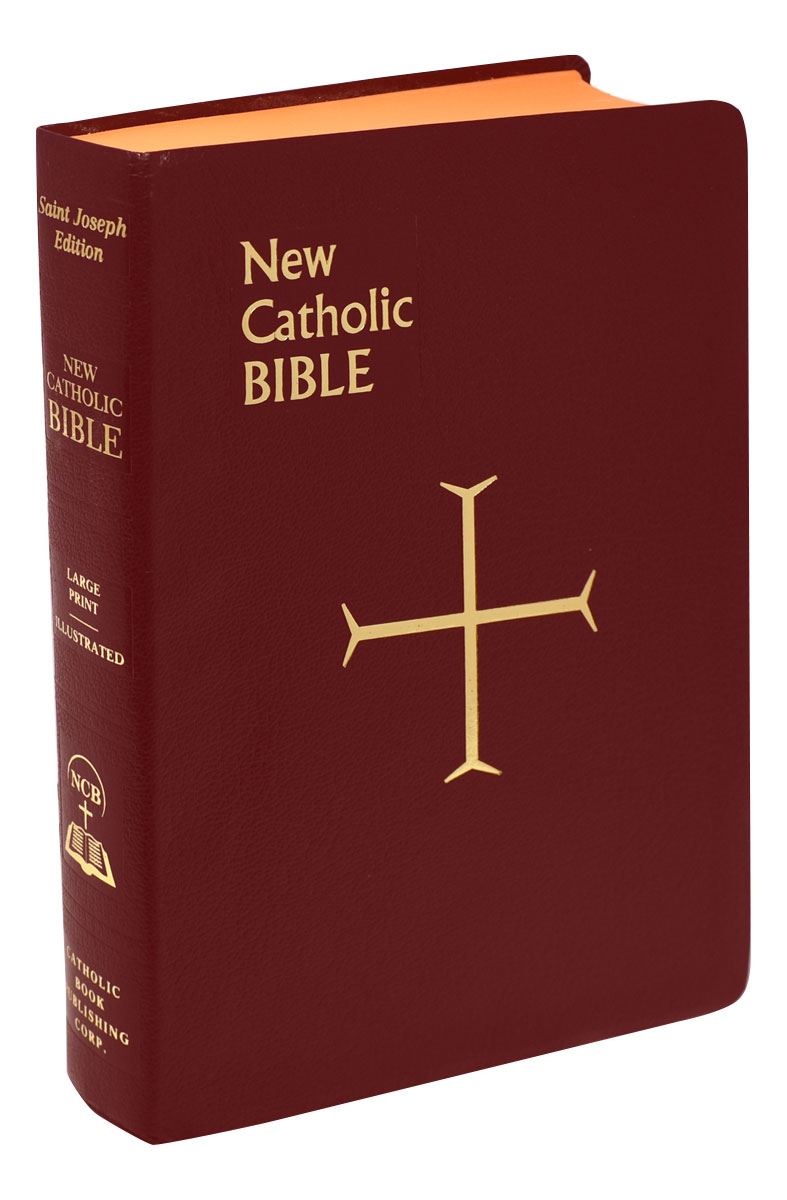 St. Joseph New Catholic Bible (Large Type) Burgundy Imit. Leather