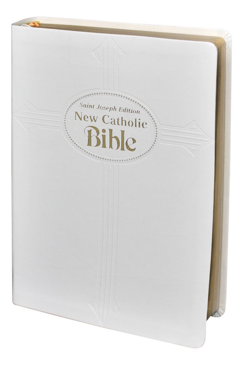 St. Joseph New Catholic Bible (Large Type), White Cover