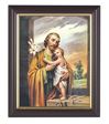 St. Joseph Picture in 10x12 Dark Walnut Frame