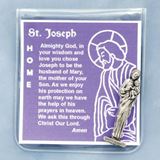 St Joseph Pocket Token with Devotional Folder