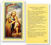 St. Joseph Prayer Holy Card