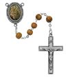 St. Joseph Rosary with Olive Wood Beads