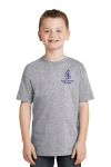 St. Joseph School Grey Gym Shirt *LOGO ITEM- FINAL SALE*