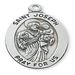 St. Joseph Sterling Silver Medal on 20" chain