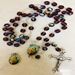 St. Joseph and Child Amethyst Rosary with Loose Medal
