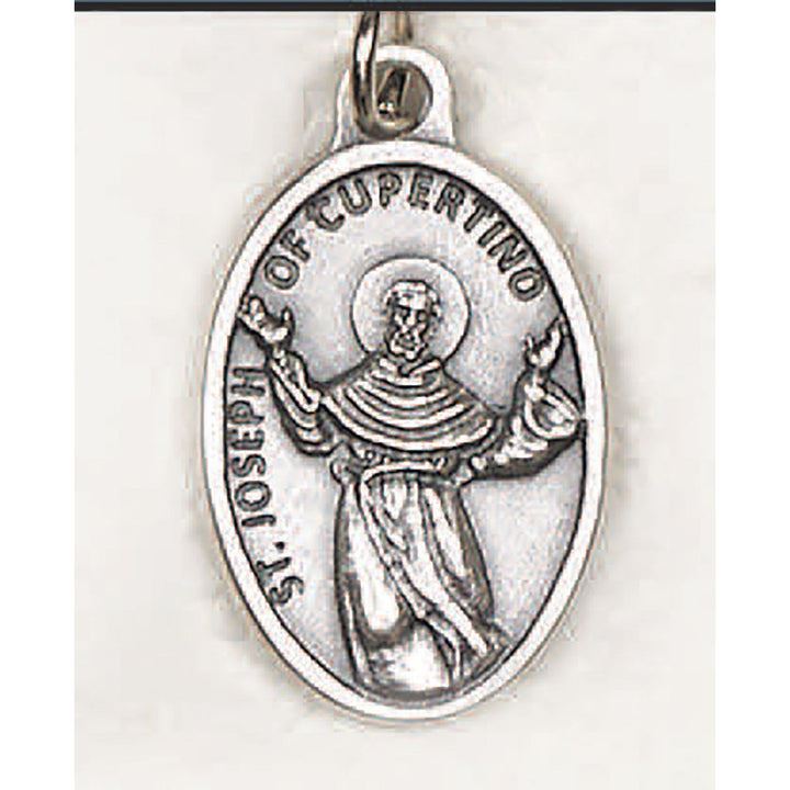  St. Joseph of Cupertino 1" Oxidized Medal - 50/Pack *SPECIAL ORDER - NO RETURN*