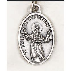  St. Joseph of Cupertino 1" Oxidized Medal - 50/Pack *SPECIAL ORDER - NO RETURN*