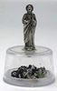 St Jude 1.25" Statue on Rosary Case with Rosary