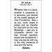 St. Julia Paper Prayer Card, Pack of 100 - 123349