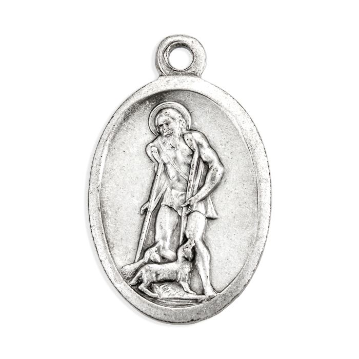 St. Lazarus 1" Oxidized Medal - 25/Pack *SPECIAL ORDER - NO RETURN*
