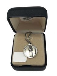 St. Leonard Sterling Silver Medal on 20" Chain *WHILE SUPPLIES LAST*