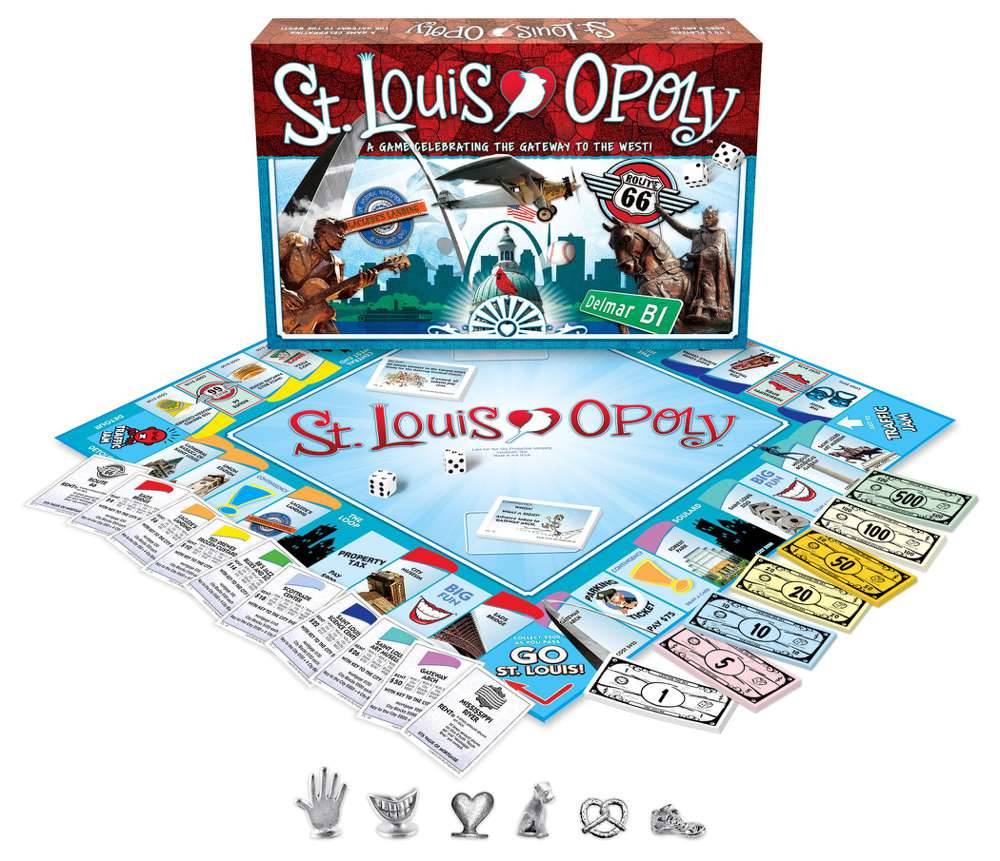 St.Louis Opoly A Game Celebrating the Gateway to the West Board Game New  Sealed