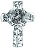 St. Lucy Pewter Wall Cross
