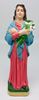 St Maria Goretti 7.5" Statue from Italy Plaster, Colored Made In Italy