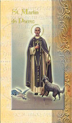 St. Martin De Porres Biography Card