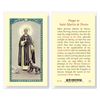 St. Martin de Porres Laminated Prayer Card