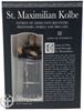St. Maximillian Kolbe 4" Statue with Prayer Card Set