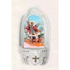 St. Michael 5-1/4 Inch Porcelain Holy Water Font