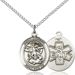 St. Michael Necklace Sterling Silver