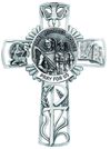 St. Michael/Police Pewter Wall Cross *WHILE SUPPLIES LAST*