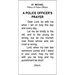 St. Michael Police Officer Prayer Paper Prayer Card, Pack of 100 - 123140