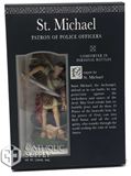 St. Michael Statue with Prayer Card Set
