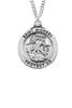 St. Michael Sterling Silver Medal on 20" Chain