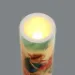 St. Michael the Archangel 8" Flickering LED Flameless Prayer Candle with Timer - 127909