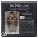 St. Nicholas 4.5" Statue with Prayer Card Set