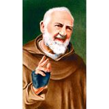  St. Padre Pio Paper Prayer Card, Pack of 100