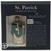 Saint Patrick 4.75" Statue with Prayer Card Set
