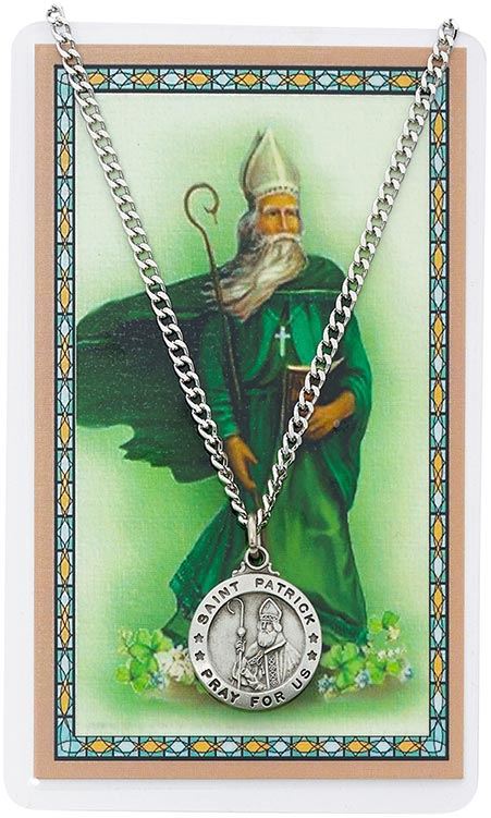 St. Patrick Pendant & Holy Card Set