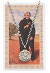 St. Peregrine Necklace and Prayer Card Set