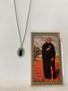 St. Peregrine Pewter Neckace and Prayer Card Set *WHILE SUPPLIES LAST*
