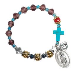 St. Peregrine Rosary Bracelet Chaplet