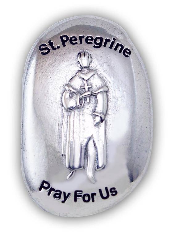 St. Peregrine Thumb Stone