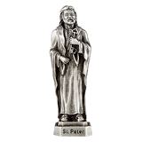 St. Peter 3.5" Pewter Statue 