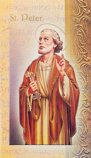 St. Peter the Apostle Biography Card