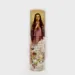 St. Philomena 8" Flickering LED Flameless Prayer Candle with Timer