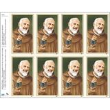 St. Pio Print Your Own Prayer Cards - 12 Sheet Pack