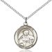 St. Pius X Necklace Sterling Silver