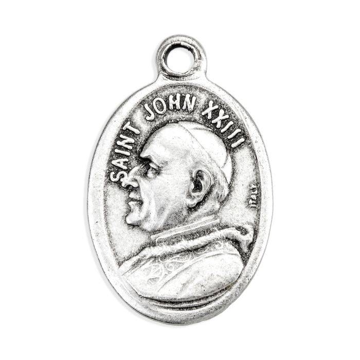 St. Pope John XXIII Oxidized Medal