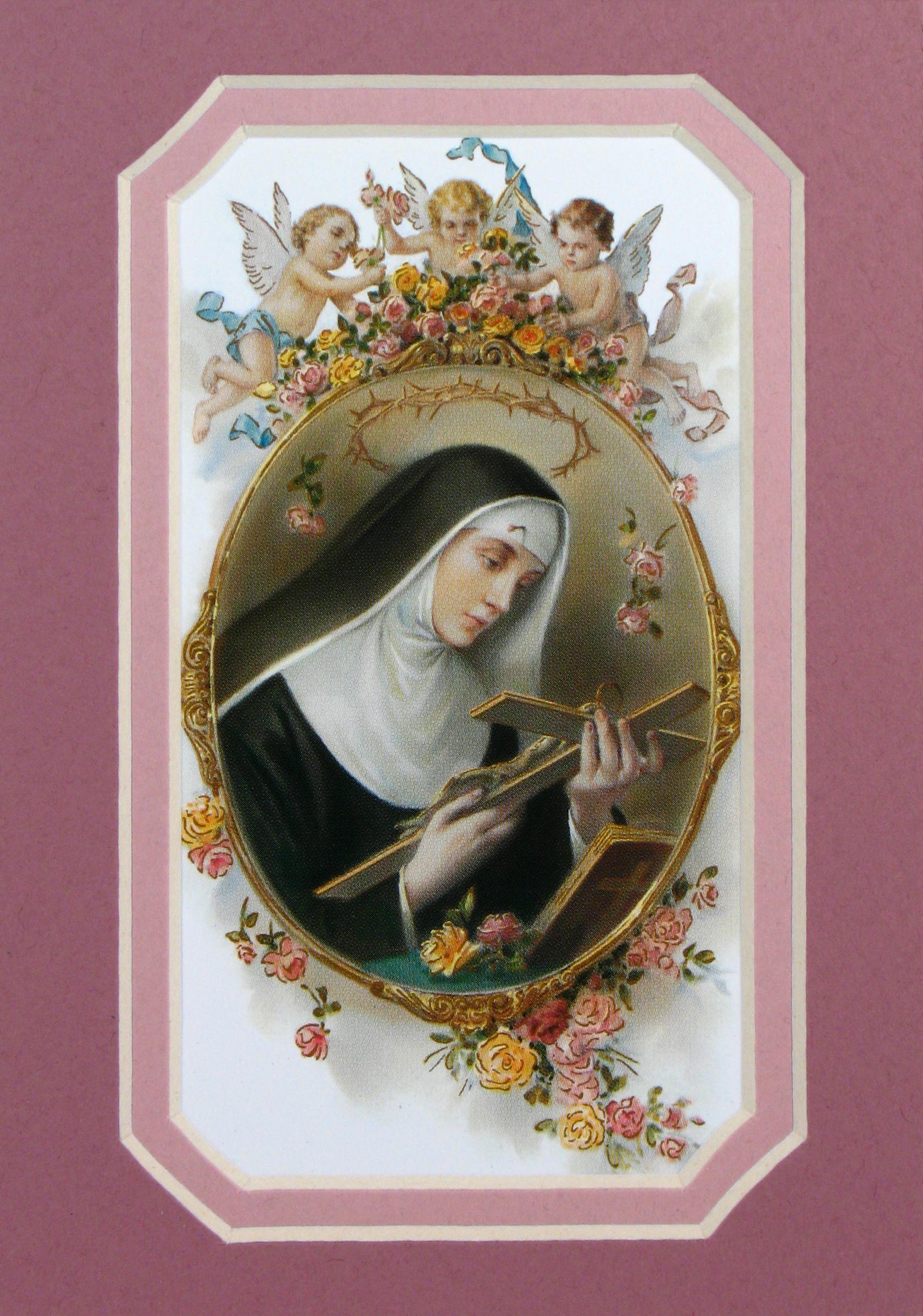 St. Rita of Cascia 3.5" x 5" Matted Print