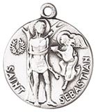 St. Sebastian Medal on Chain