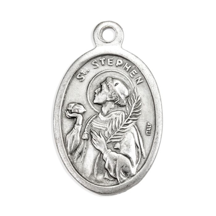 St. Stephen 1" Oxidized Medal - 25/Pack *SPECIAL ORDER - NO RETURN*