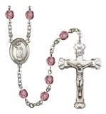 St. Stephen the Martyr Patron Saint Rosary, Scalloped Crucifix