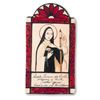 St. Teresa of Avila Patron of Heart Disease and Headaches Handmade Pocket Token 1.5 in x 2.75 in